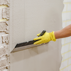 Plastering Sand Detail