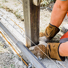 40NM Fence Concrete Detail